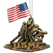 U.S. Marine Corps Iwo Jima Ornament 3.25"