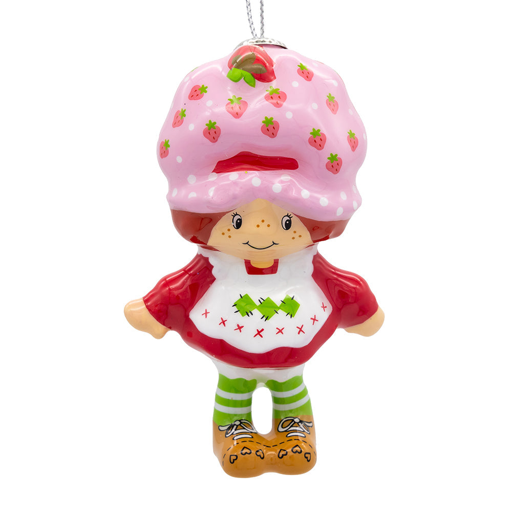 Strawberry Shortcake Decoupage Ornament 3.5"