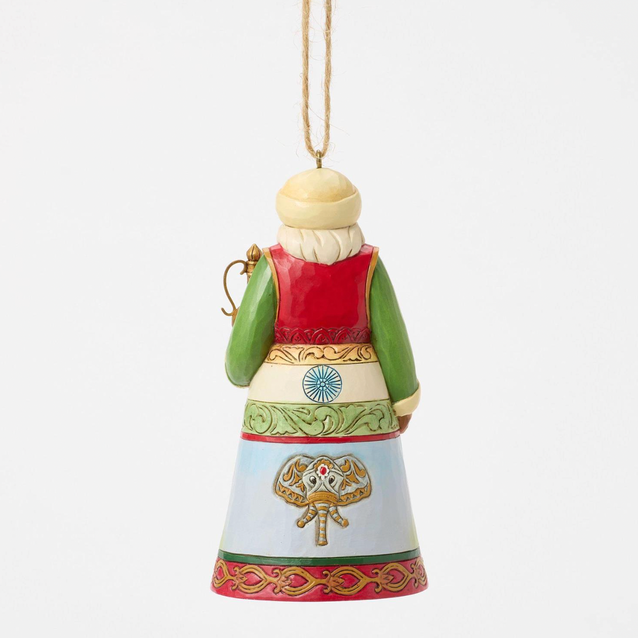 Santa Around the World India Ornament