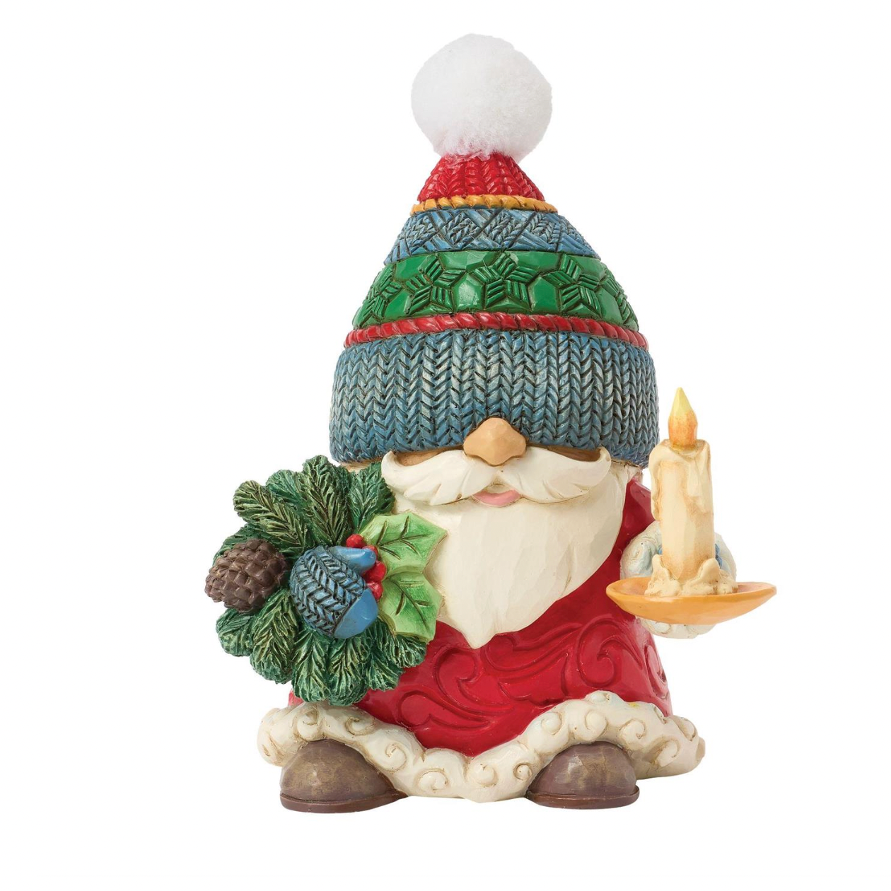 Let It Glow Holiday Gnome with Chamber Candle