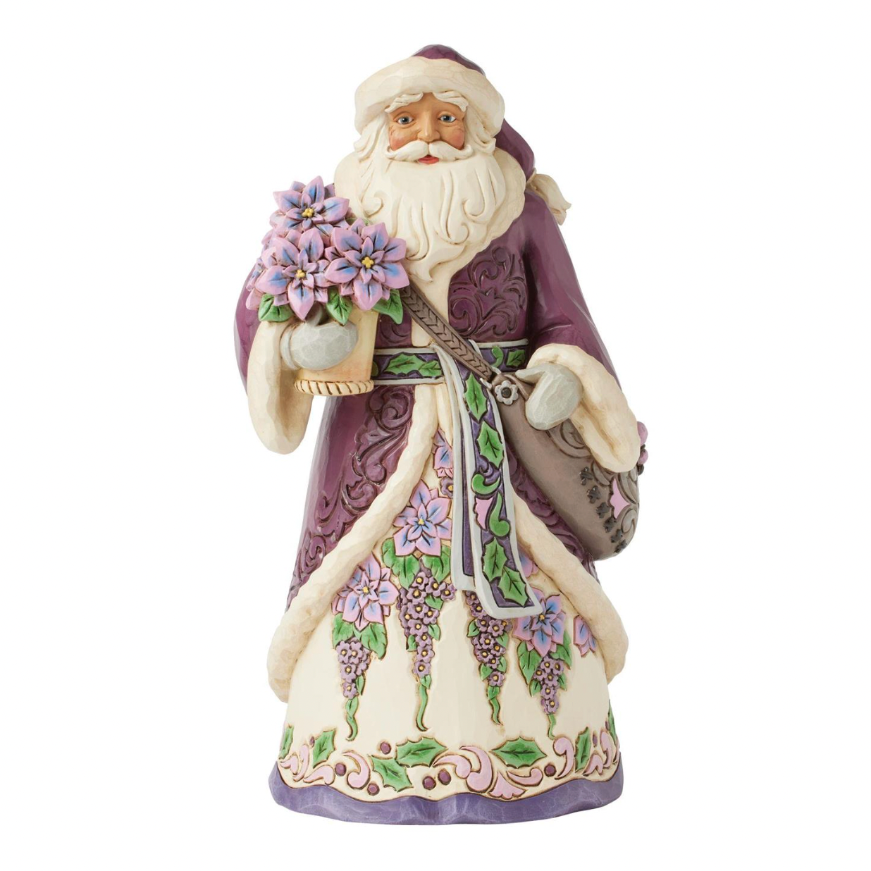 Royal Holiday Cheer Santa Collection Purple Santa