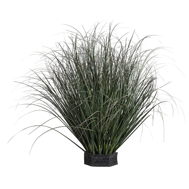 Dark Green Long Grass with Foam Base 25"