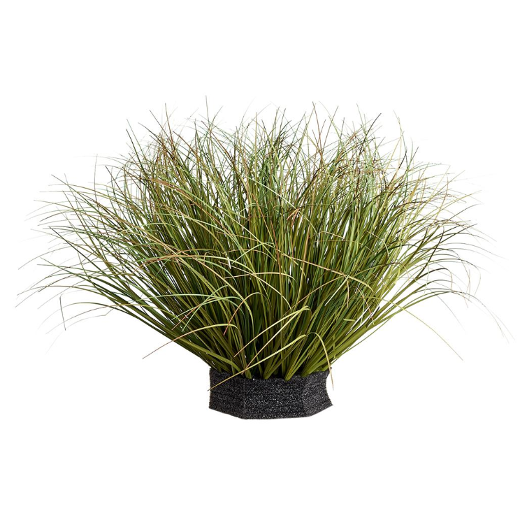 Long Grass with Foam Base Two Tone Green 15 x 20"