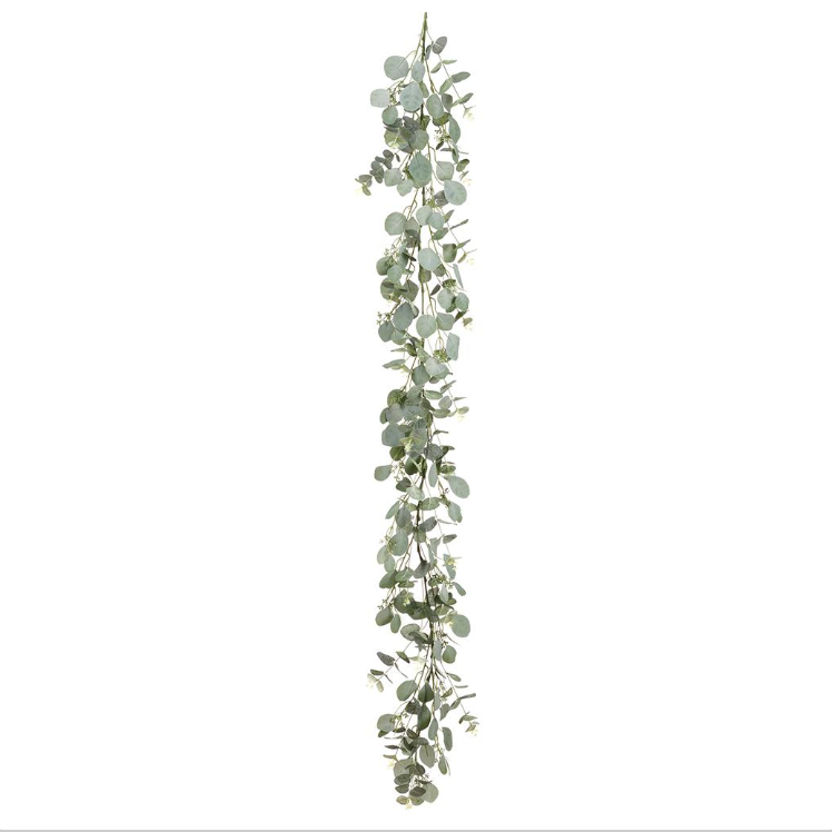 Eucalyptus Leaf and Aralia Garland Green 72 Inches Long