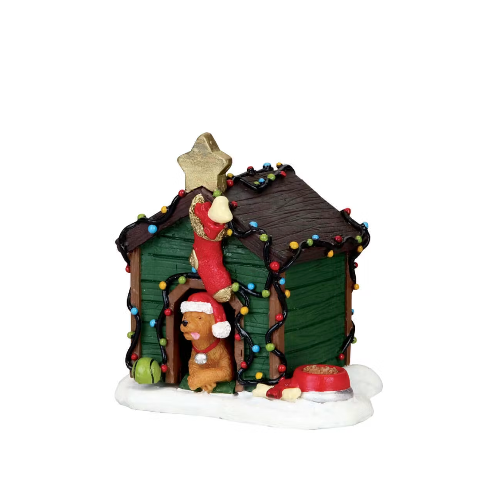 Decorated with Light Doghouse