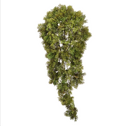 Green Moss Plastic Hanging Vine 14"