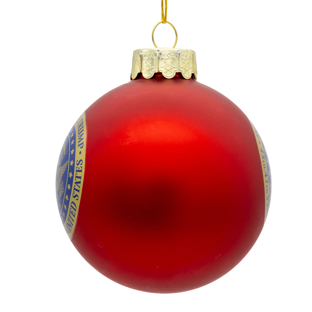 President Trump 45 and 47 Glass Ball Ornament 80MM