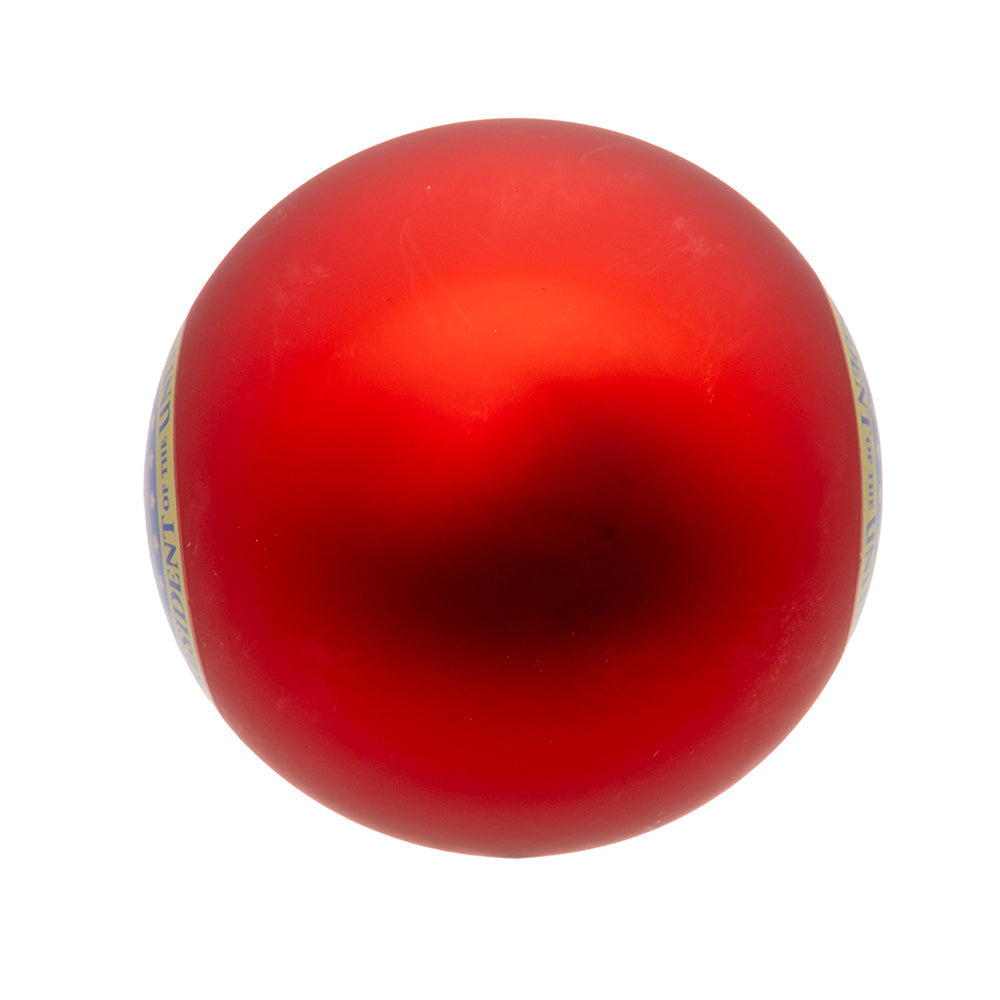 President Trump 45 and 47 Glass Ball Ornament 80MM