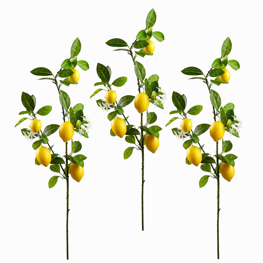 Lemon Branch Yellow 44 Inches Long Set of 3