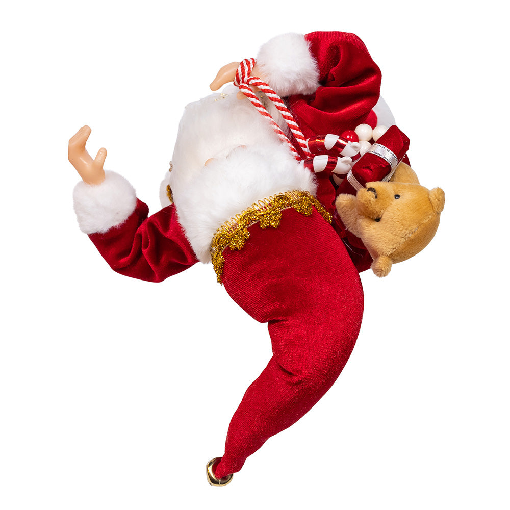 Standing Christmas Santa with Sack 12"