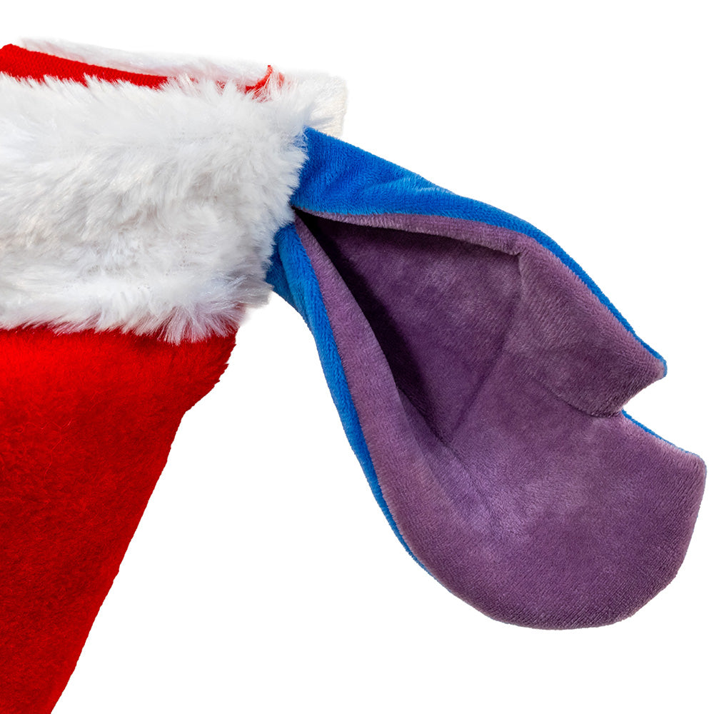 Stitch Santa Hat 14"