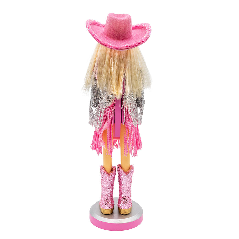 Honky Tonk Cowgirl Nutcracker 12"