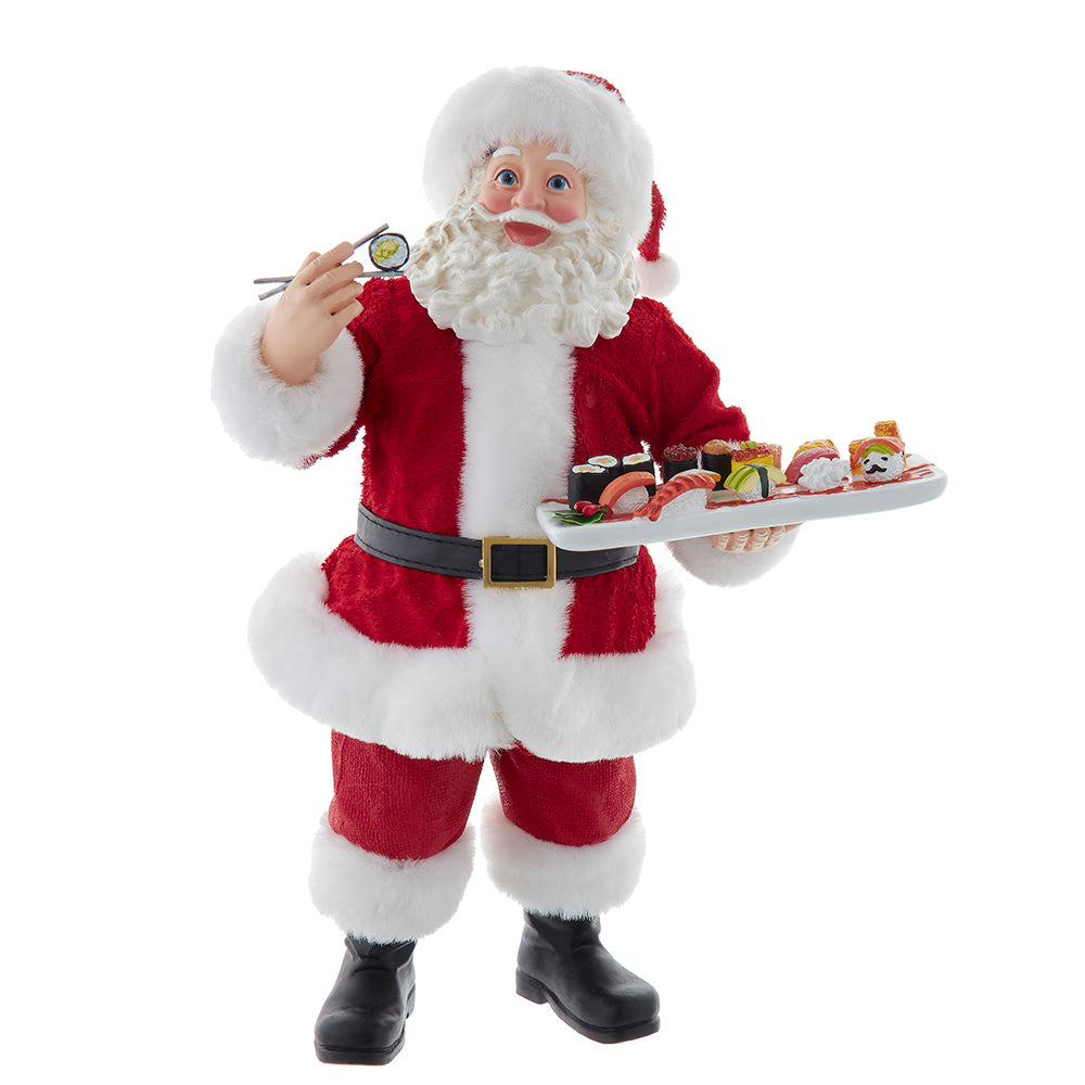 Fabriche Santa with Sushi Platter 10.5 Inches