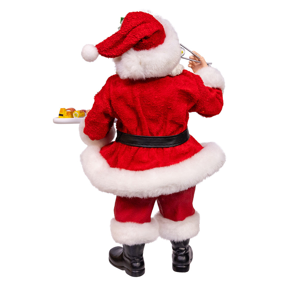 Fabriche Santa with Sushi Platter 10.5 Inches