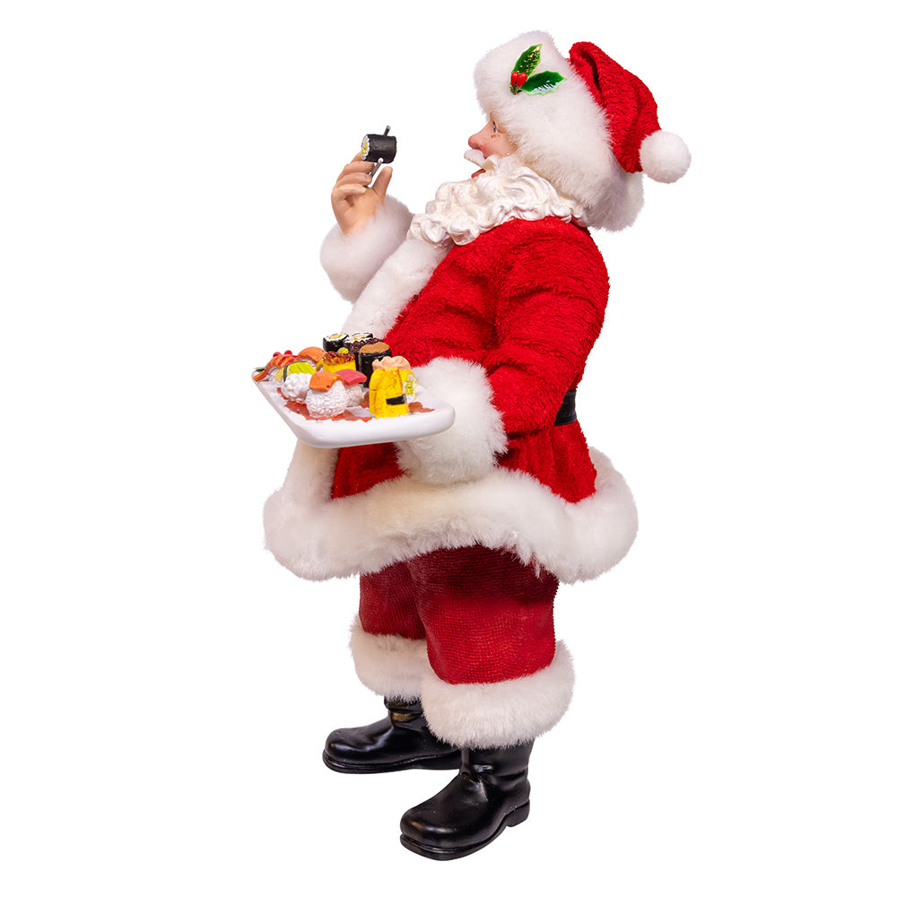 Fabriche Santa with Sushi Platter 10.5 Inches