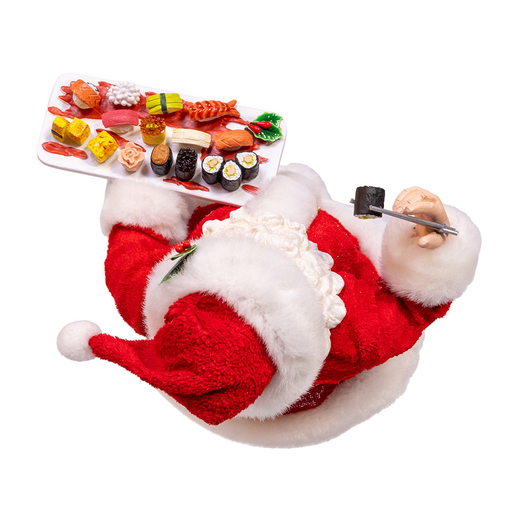 Fabriche Santa with Sushi Platter 10.5 Inches