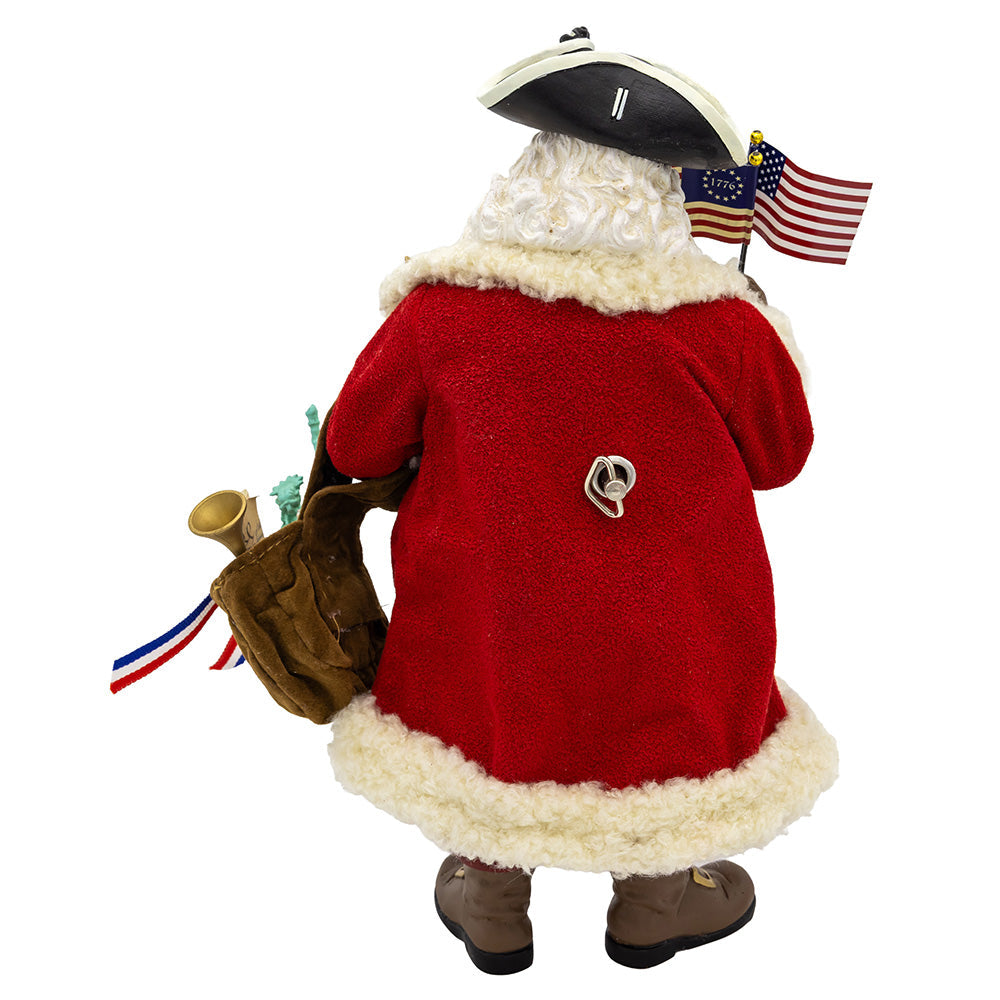 Fabriché 250th Anniversary of America Musical Santa 11"