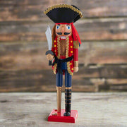 Peg-Leg Pete Pirate Wooden Nutcracker 15 Inches