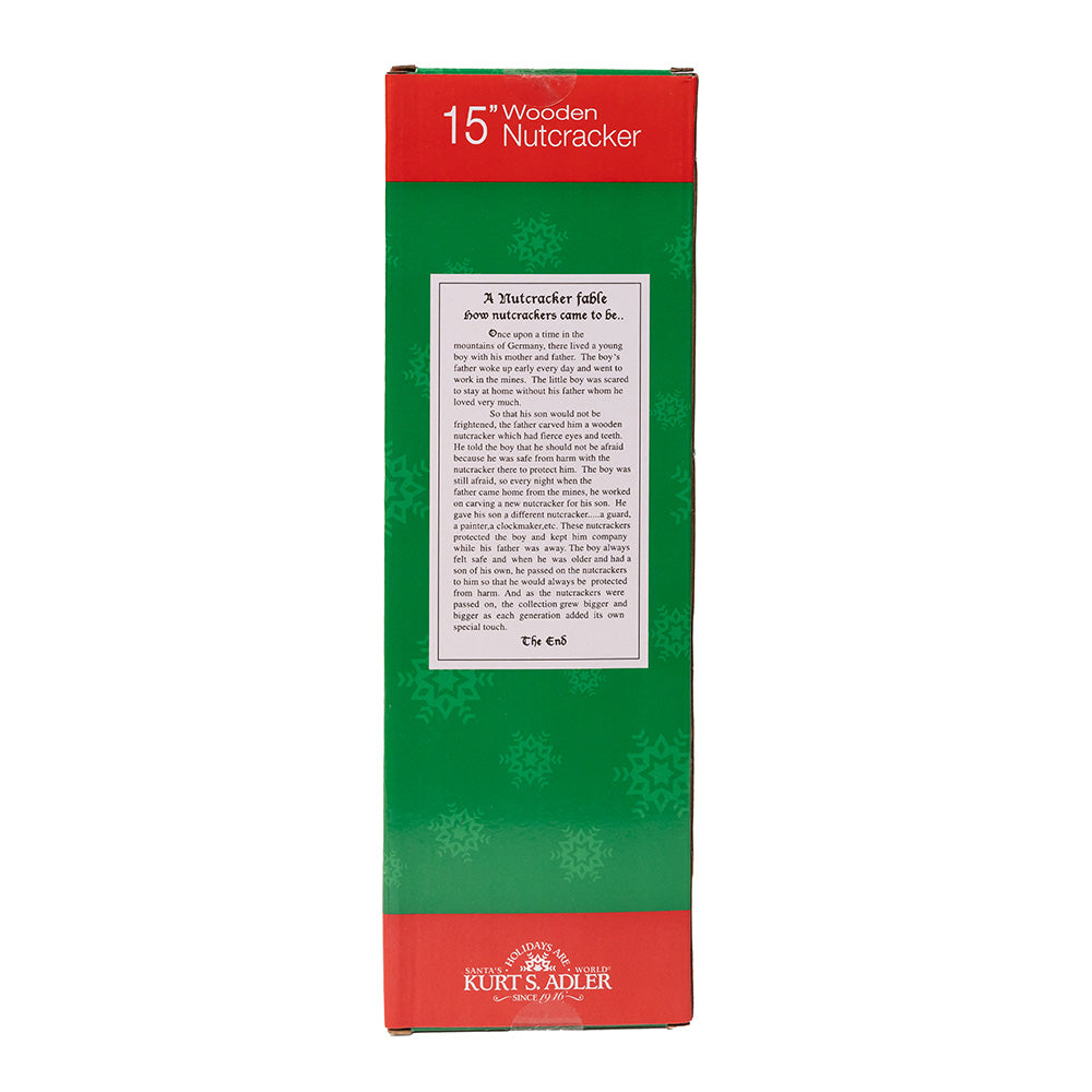 Peg-Leg Pete Pirate Wooden Nutcracker 15 Inches