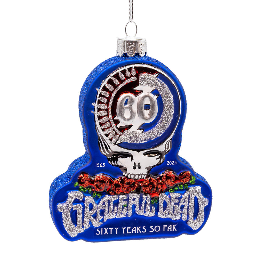 Grateful Dead™ Glass 60th Anniversary Ornament