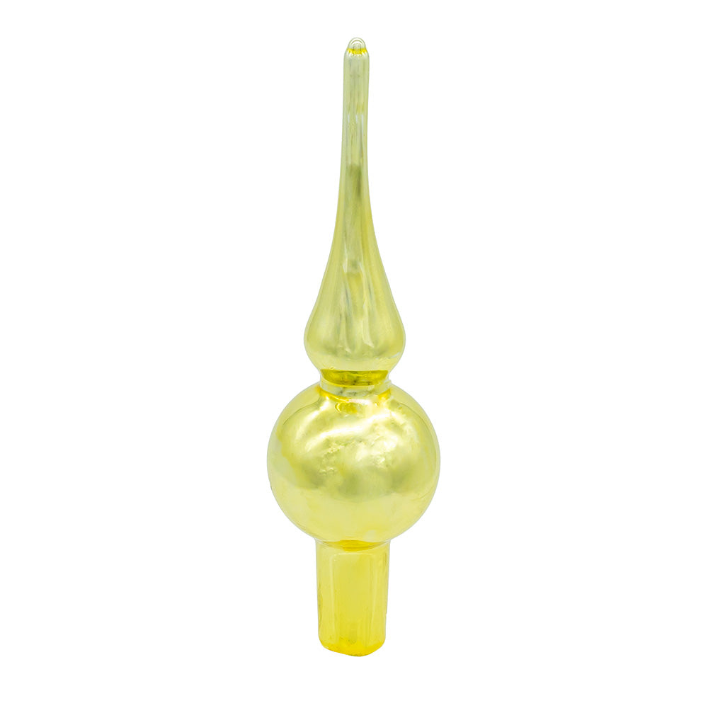 Multicolor Ball Glass Ornaments with Gold Tree Topper, 30mm Set of 25