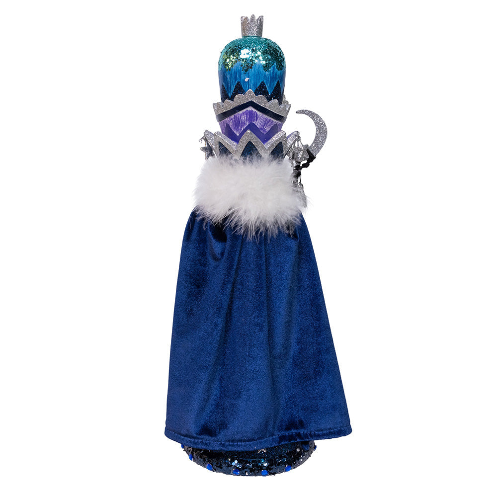 Hollywood Midnight Man Wizard Nutcracker 18.5"