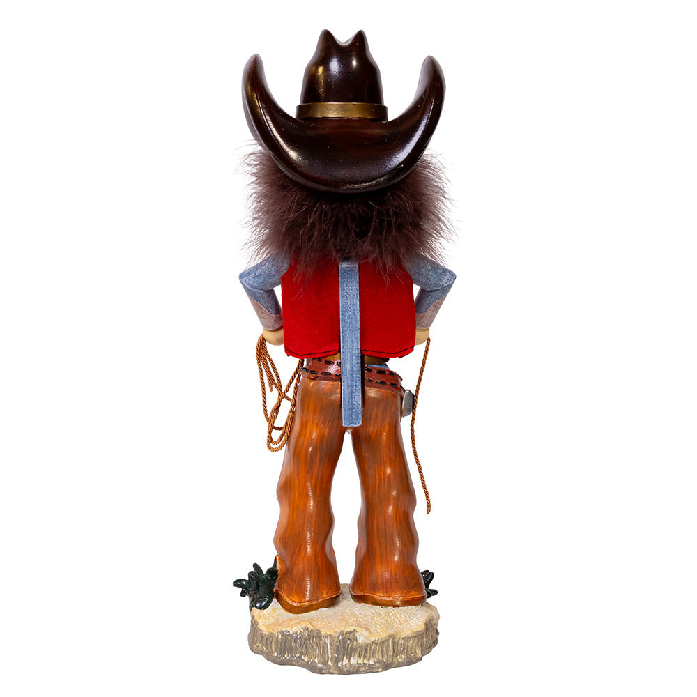 Hollywood Cowboy with Lasso Nutcracker 18 Inches