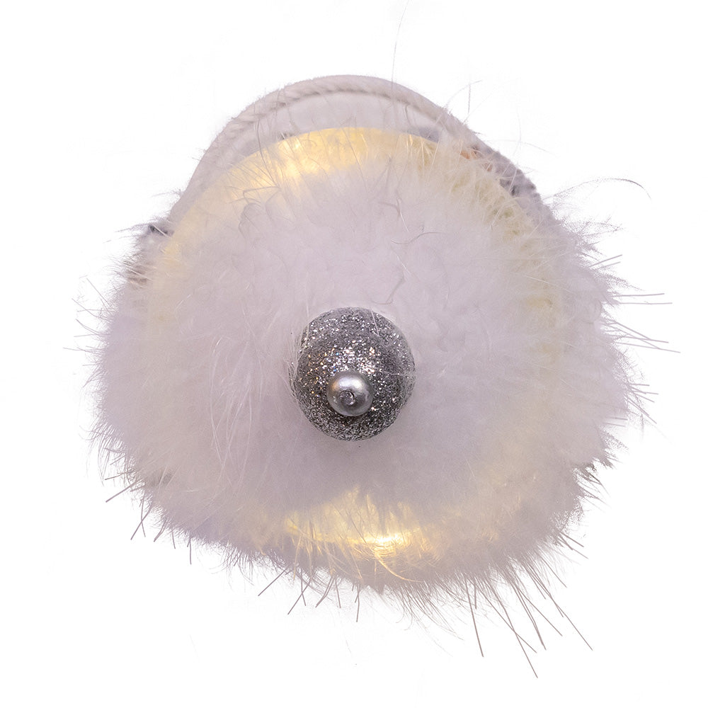Musical Silver Nutcracker Waterglobe Hat 22"