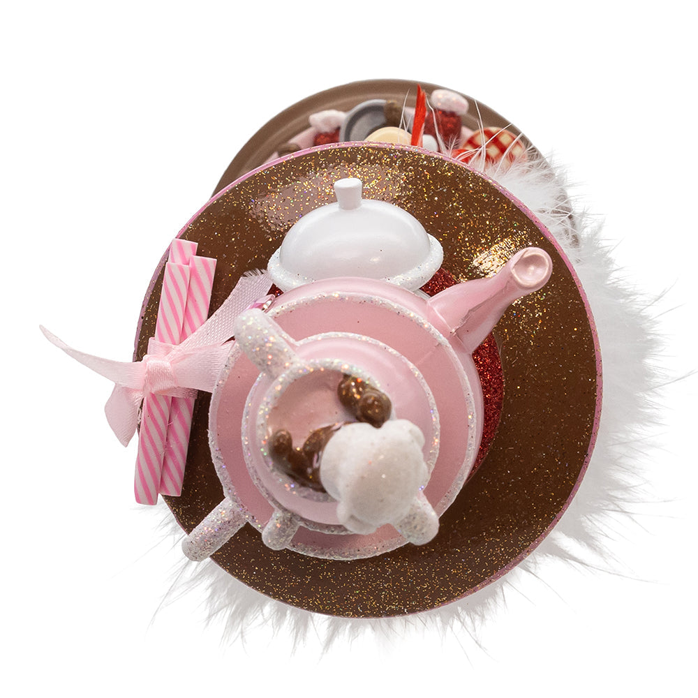 Hollywood Pink Tea Party Nutcracker 18"