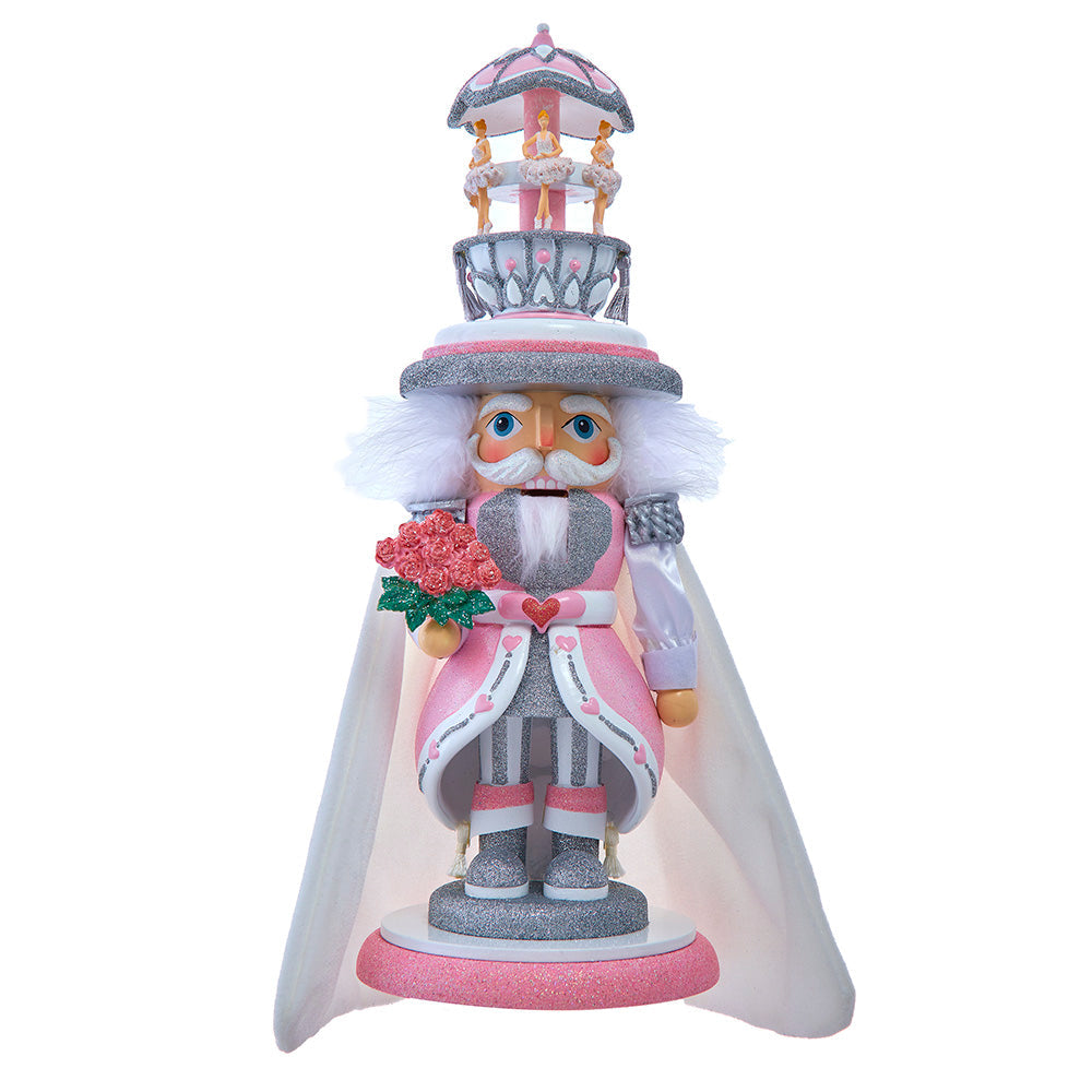 Hollywood Pink Roses Ballet Nutcracker 18.5'