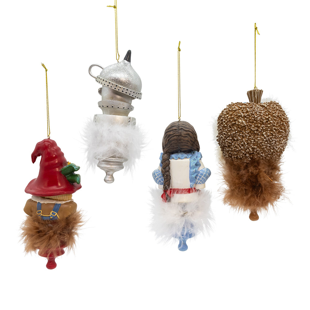 Hollywood Hats The Wizard of Oz Ornaments Set of 4