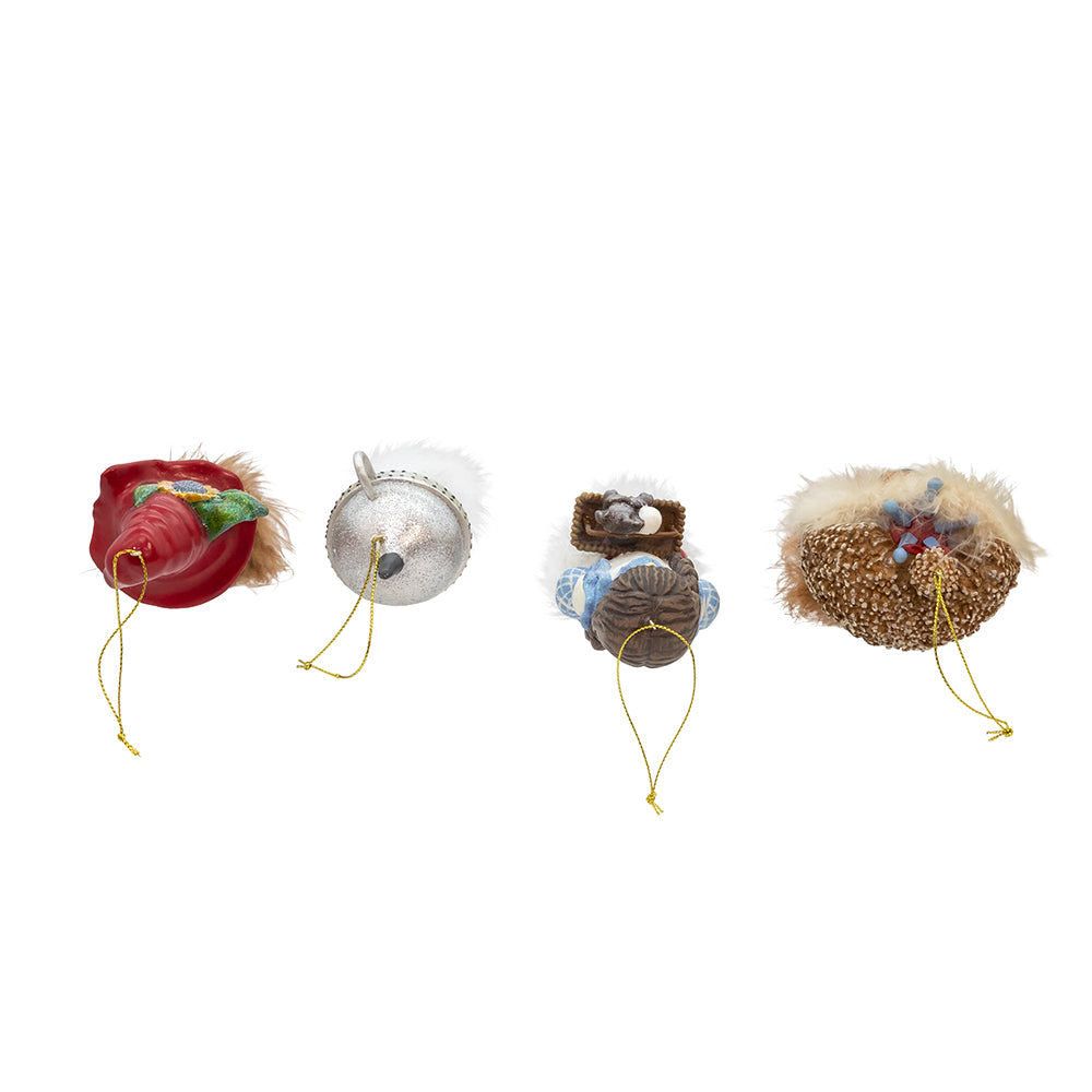 Hollywood Hats The Wizard of Oz Ornaments Set of 4
