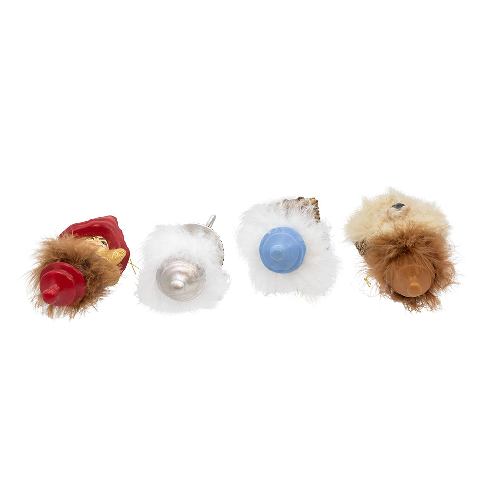 Hollywood Hats The Wizard of Oz Ornaments Set of 4