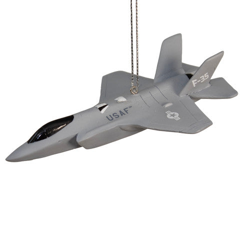 U.S. Air Force F-35 Jet Resin Ornament 4.38 Inches
