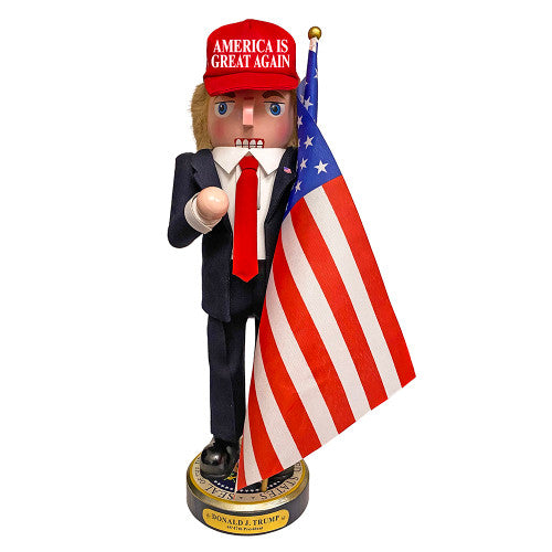 President Donald J. Trump Wood Nutcracker 16 Inches