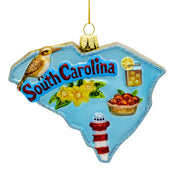 South Carolina Glass Ornament 5 Inches