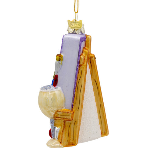 Noble Gems Paint 'n Sip Glass Ornament 4 Inches