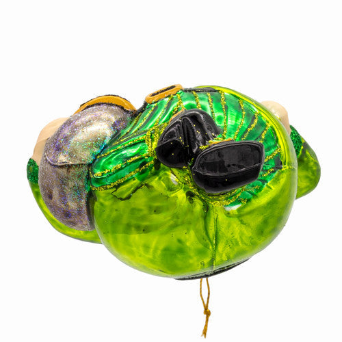 Noble Gems Leprechaun Glass Ornament 5 Inches