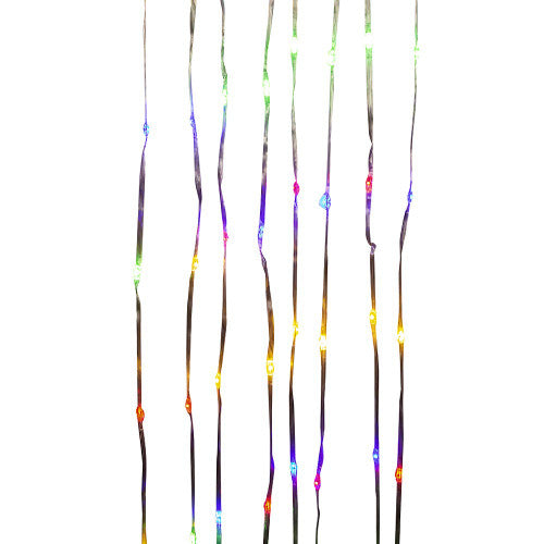 Multi-Color LED Connectable Clear Wire 100 Light Set