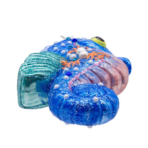 Noble Gems Seahorse Glass Ornament 4 Inches