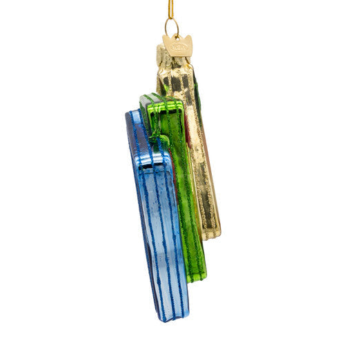 Noble Gems Seed Packet Glass Ornament 4 Inches