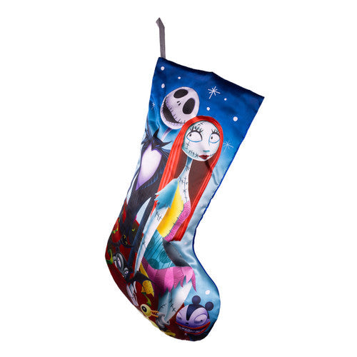 Disney The Nightmare Before Christmas Jack and Sally Stocking 19"