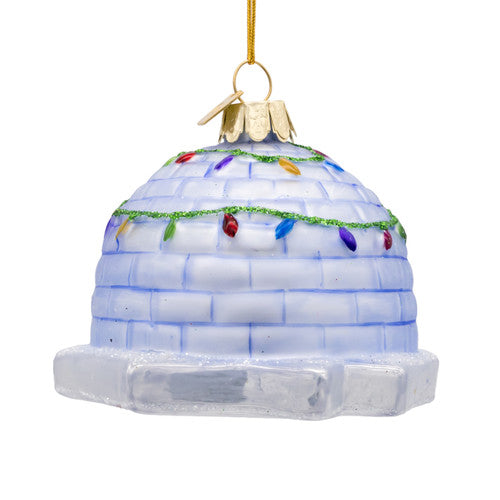 Nbl Gem Igloo with Penguins and Gifts 3.25 Inches