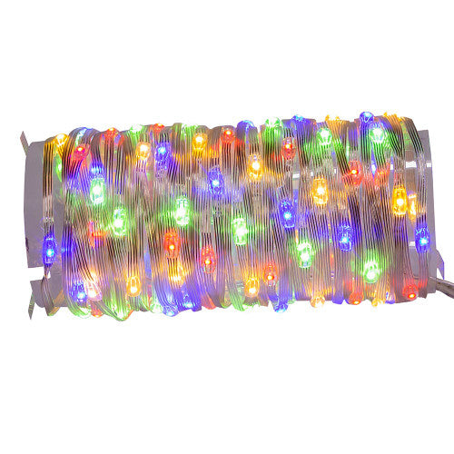 Multi-Color LED Connectable Clear Wire 100 Light Set