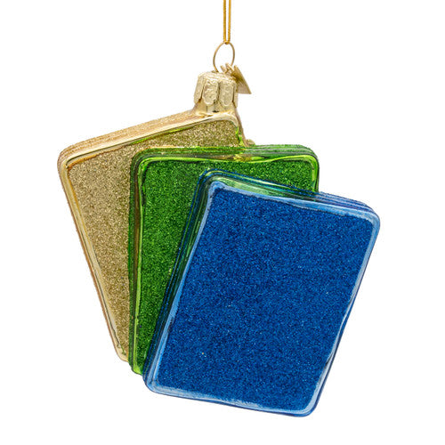 Noble Gems Seed Packet Glass Ornament 4 Inches