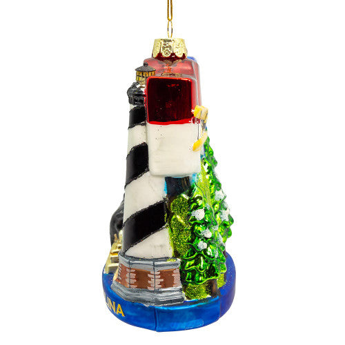 North Carolina Glass Ornament 5 Inches