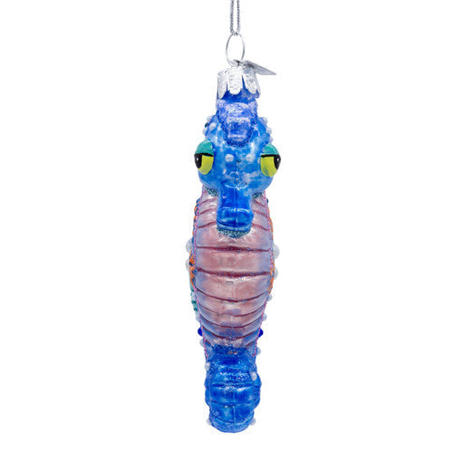 Noble Gems Seahorse Glass Ornament 4 Inches