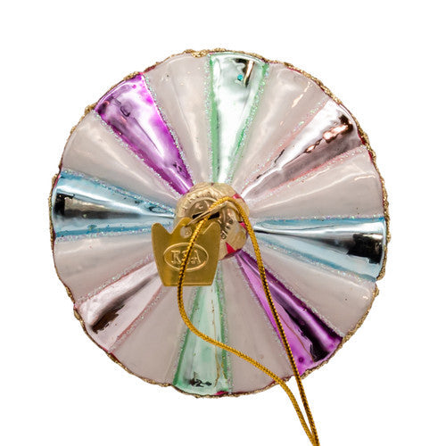Noble Gems Kids Carousel Glass Ornament 4.5 Inches