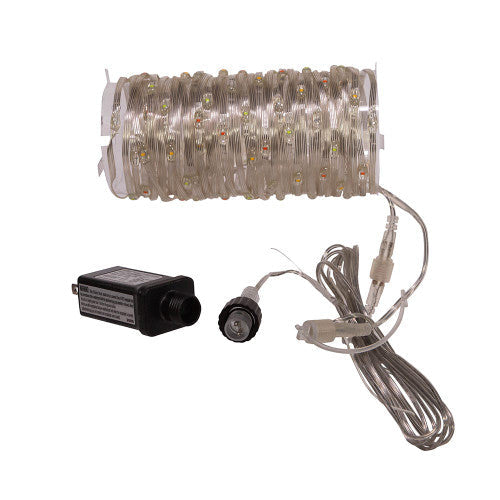 Multi-Color LED Connectable Clear Wire 100 Light Set