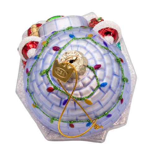 Nbl Gem Igloo with Penguins and Gifts 3.25 Inches